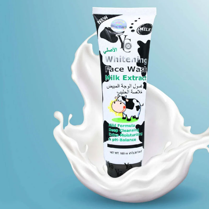 YC Whitening Milk Face Wash 100ml