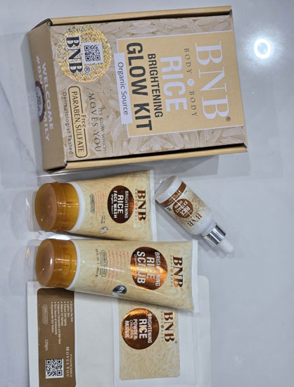 BNB Rice Glow Kit 4 in 1