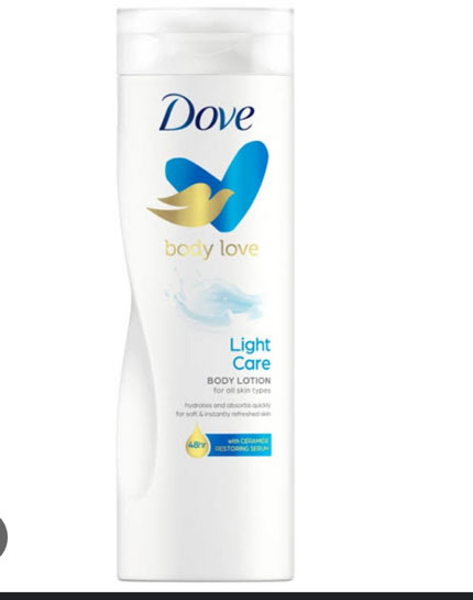 Dove Light Care Body Lotion